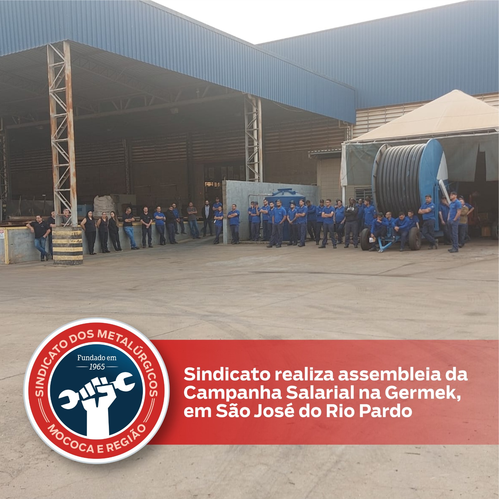 CAMPANHA SALARIAL 2024 | Assembleia na Metalúrgica Germek 
